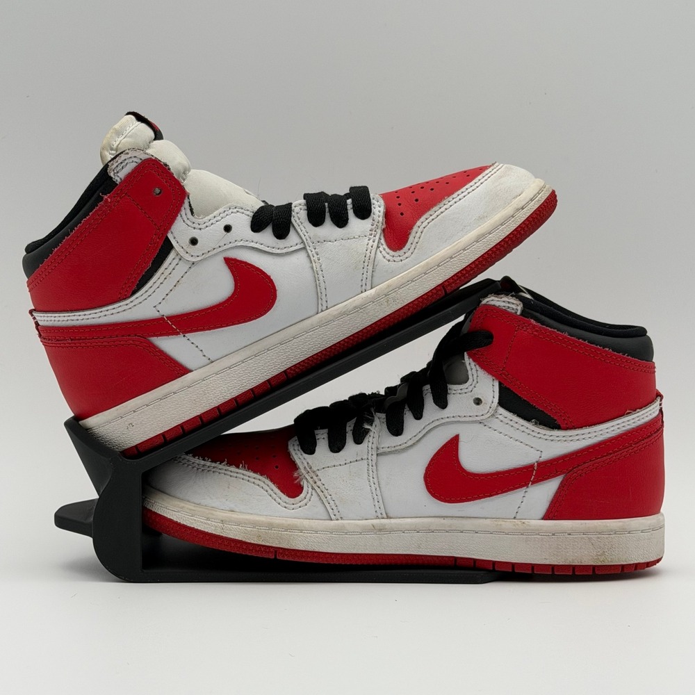 Jordan Air Jordan 1 Mid (GS) Chicago White/Gym Red-Black AQ2664-161 Size 3Y - Picture 3 of 14